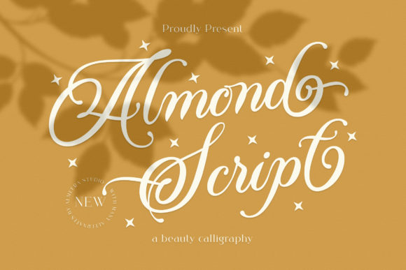 Almond Script Font for Elegant Handmade Designs