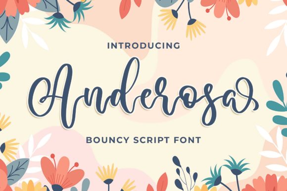Anderosa Script Handwritten Font for Elegant Branding