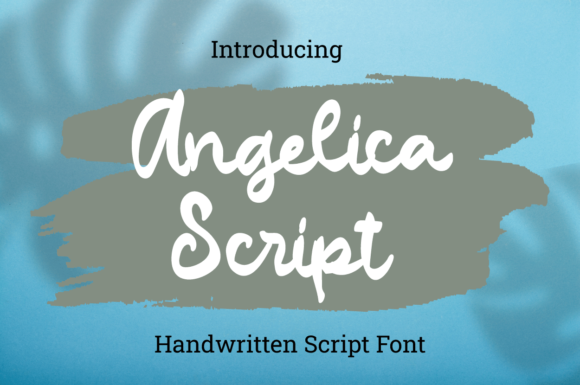 Angelica Script: A Delicate Handwritten Font for Elegant Branding