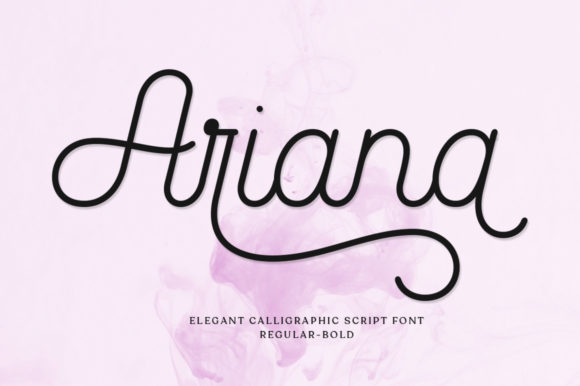Ariana Script Font for Handmade Creators