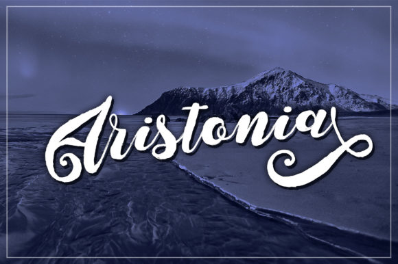 Aristonia Script Handwritten Font for Elegant Branding