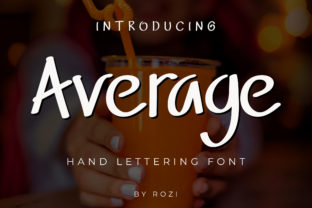 Average Script Font for Elegant Digital Branding