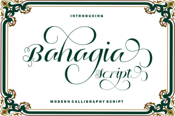 Bahagia Script: A Dazzling Script Font for Thoughtful Editorial Design