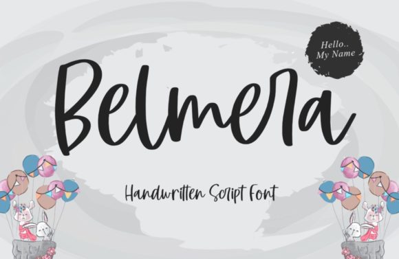 Belmera: A Cute and Flowing Handwritten Font for Real Branding