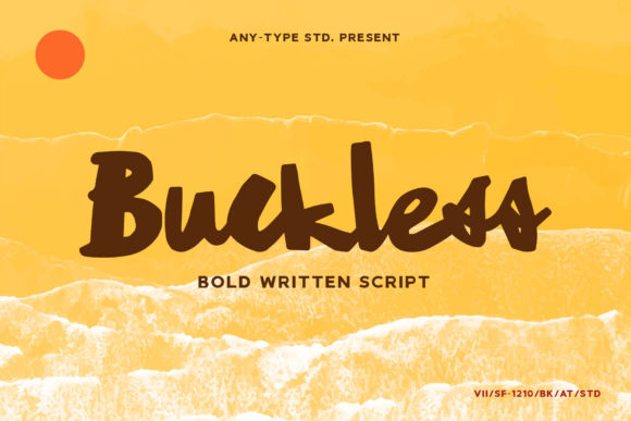 Buckless Script: A Chic Handwritten Font for Thoughtful Branding