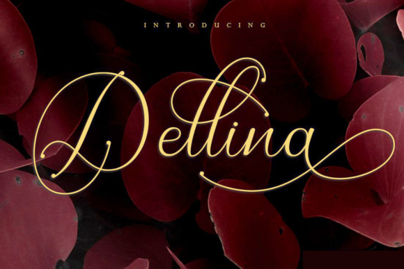 Dellina Script: A Luxurious Script Handwritten Font for Editorial Design
