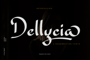 Dellycia: A Playful Script Handwritten Font for Campaign Graphics