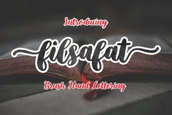 Filsafat: An Elegant Handwritten Font for Brand Identity