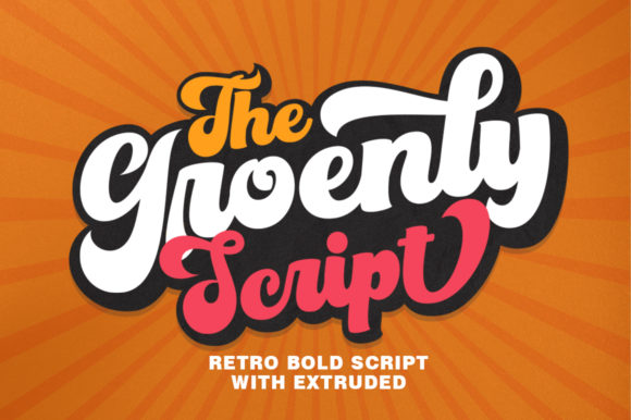 Groenly Script Font for Retro-Inspired Digital Branding