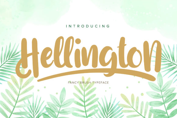 Hellington: A Sweet Handwritten Font for Wedding Invitations and Editorial Charm