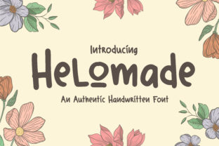 Helomade: A Script Handwritten Font for Thoughtful Editorial Design