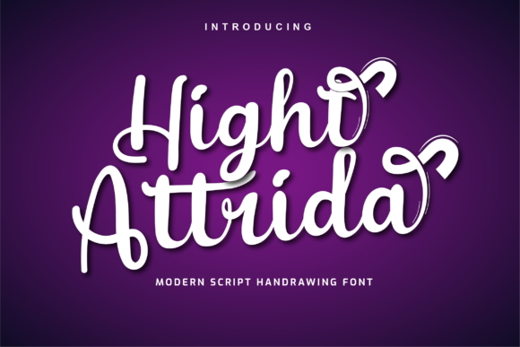 Hight Attrida: A Script Handwritten Font That Elevates Every Maker’s Design