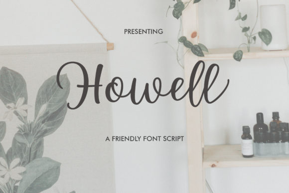 Howell Script: A Fantasy-Infused Script Handwritten Font for Elegant Branding
