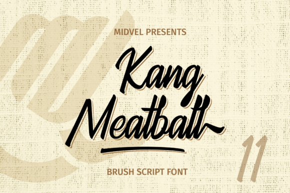 Kang Meatball Script: A Brush-Pen Script Font for Real Branding Projects