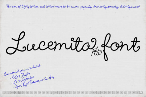 Lucemita Script: A Light-Hearted Handwritten Typeface for Real Branding