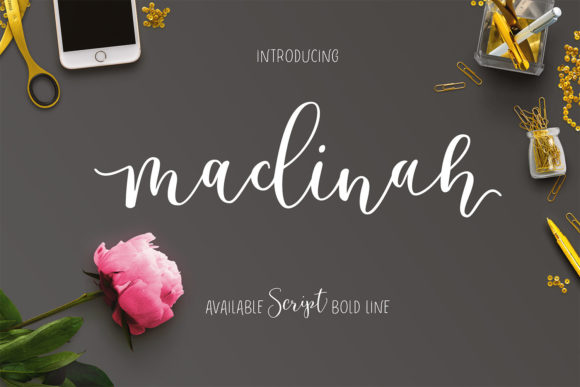Madinah Script: A Handwritten Font for Elegant Handmade Labels & Printables