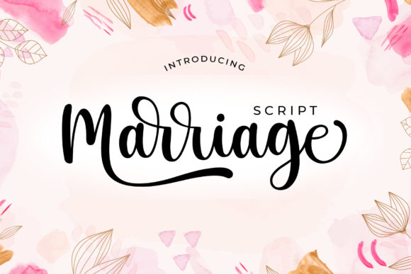 Marriage Script: A Handwritten Script Font That Elevates Real Maker Projects