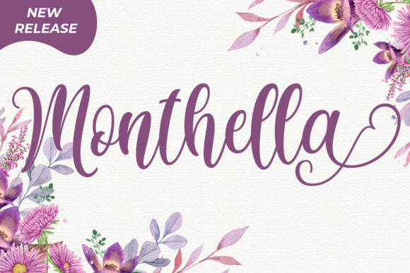 Monthella: A Delicate Script Handwritten Font for Timeless Branding