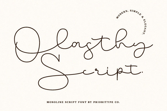 Olasthy Script: A Dainty Handwritten Font for Brand Elegance