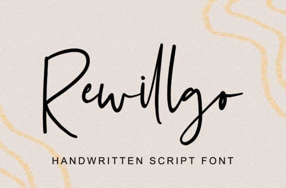 Rewillgo Script: A Handwritten Font That Makes Your Brand Feel Human
