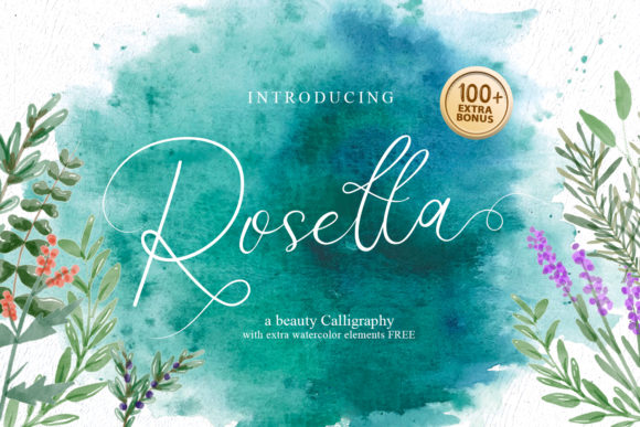 Rosetta: A Delicate Script Handwritten Font for Editorial Design