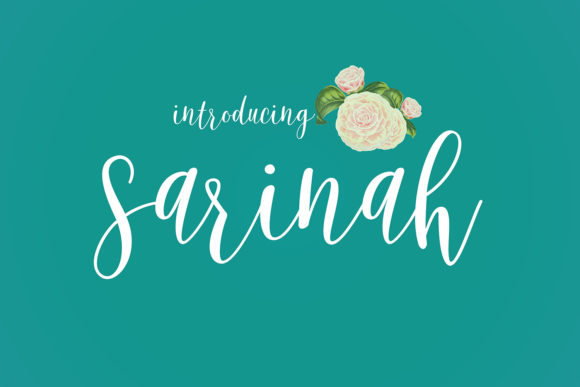 Sarinah Script: A Trendy, Natural Script Font for Creative Campaigns