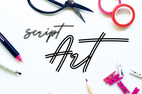 Script Art: A Stylish Modern Font for Real Business Branding