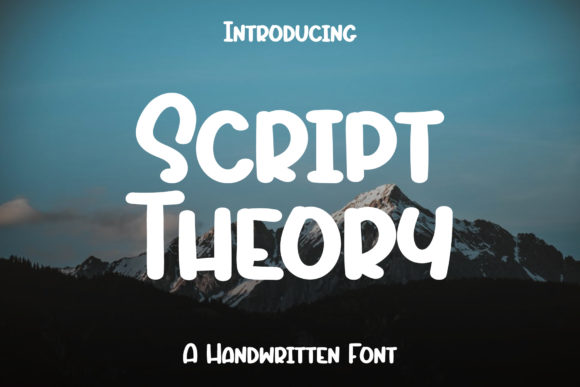 Script Theory: A Bold Handwritten Font for Real Branding