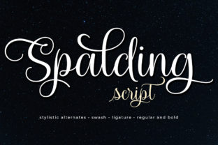 Spalding Script Handwritten Font for Elegant Digital Branding