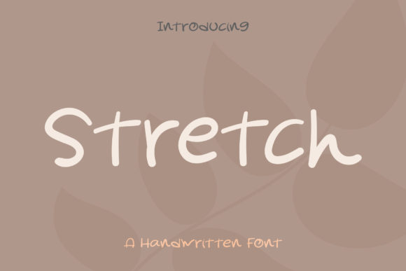 Stretch Script Handwritten Font for Crafters & Sellers