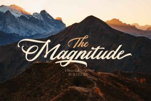 The Magnitude Script Handwritten Font