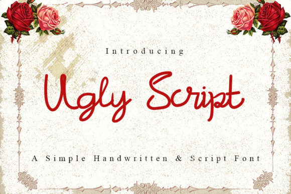 Ugly Script: A Delicate Handwritten Font for Elegant Branding